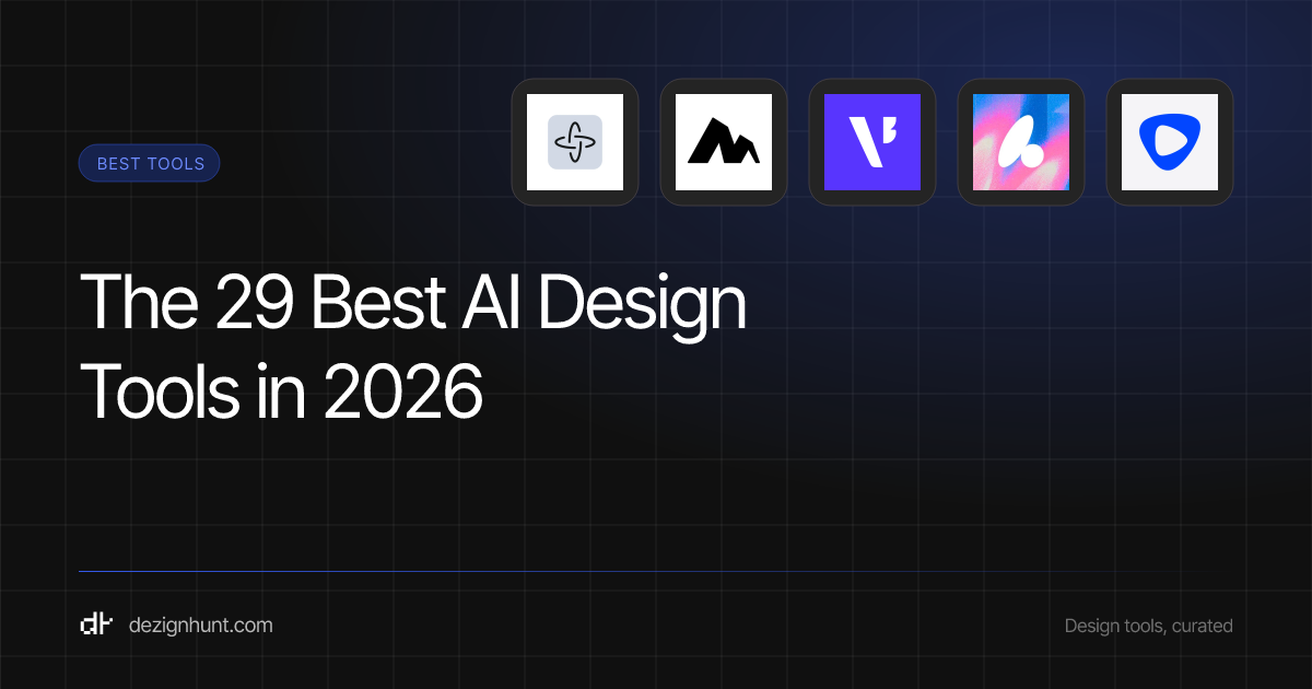 The 29 Best AI Design Tools in 2026 — DezignHunt
