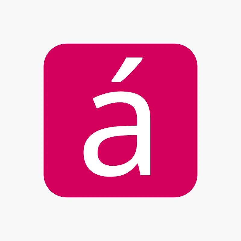 Accented logo